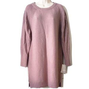 NWT LuLaRoe Lauren Sweater Dress S Mauve